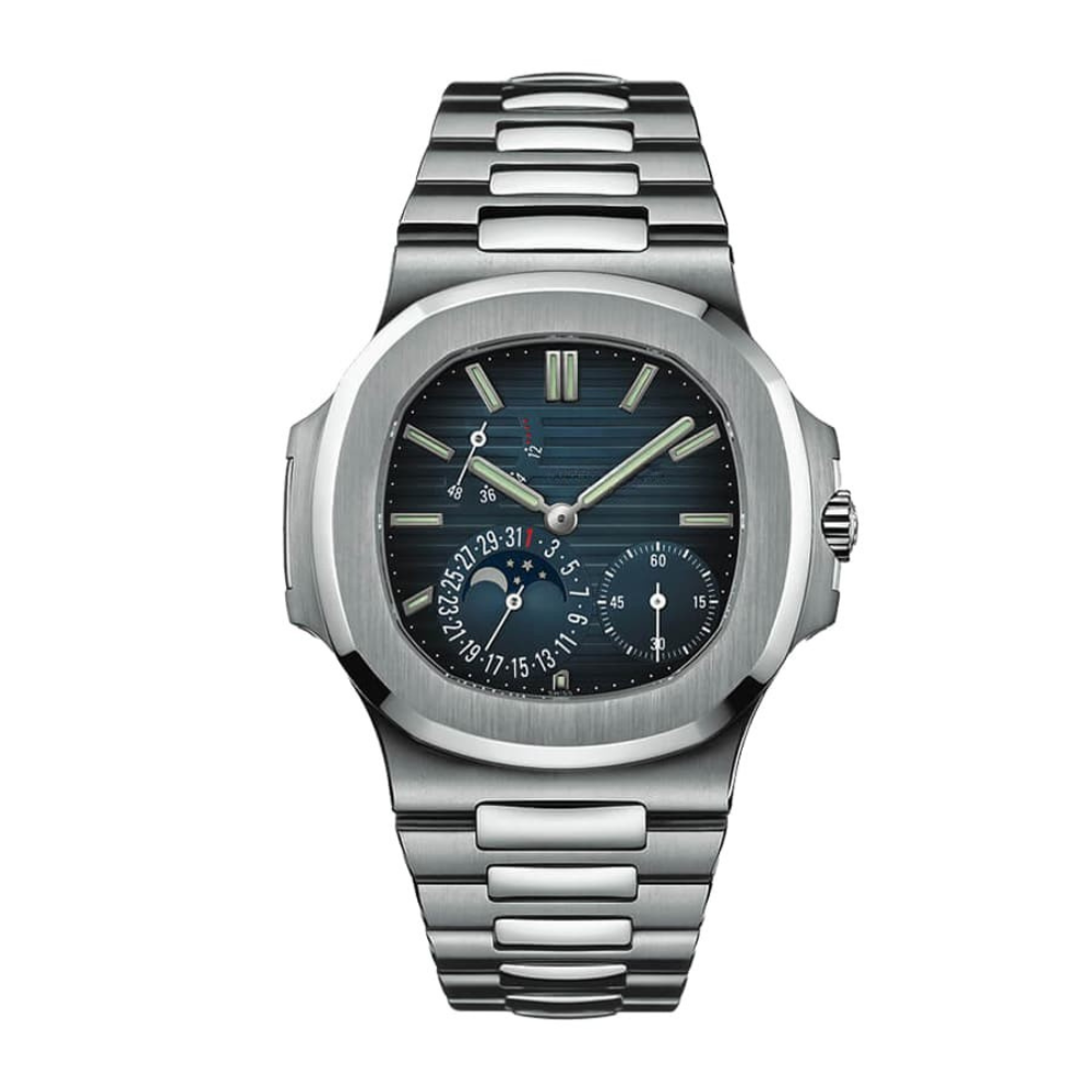 Nautilus Steel Blue Dial Moon Phase 5712/1A-001